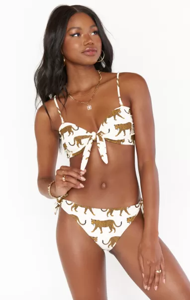 Oahu Tie Bralette - White Catwalk Show Me Your Mumu Bikinis + Swim Skirts Women