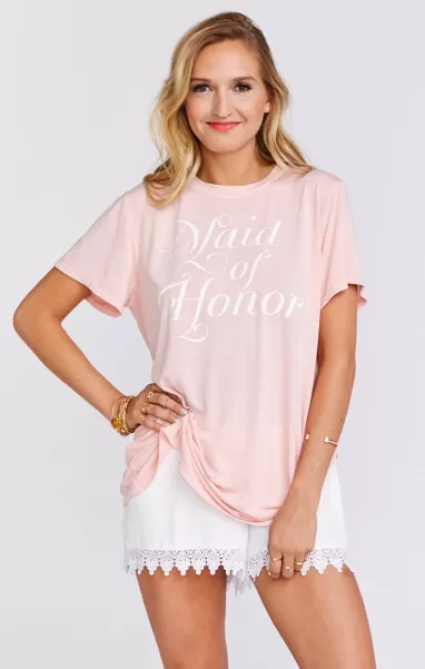Women Show Me Your Mumu Getting Ready Oliver Tee - Maid Of Honor Graphic